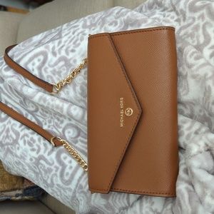 Michael Kors Leather Small Crossbody Bag